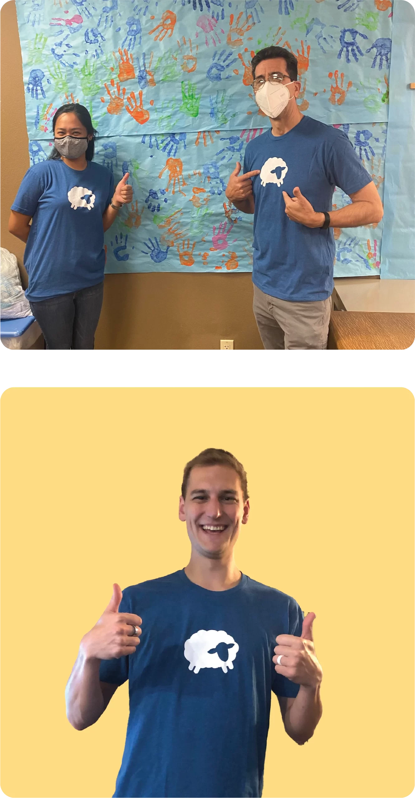 Smiling Flocknote customers